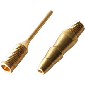 Haitengwen Brass Integrated Ball Pump Needle, Air Pump Needle, Inflation Needles Nozzle - for Basketball, Football, Volleyball, and More Efficient, Portable, Durable