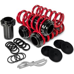 DNA MOTORING COIL-HC88-S-RD COILHC88SRD Coilover Sleeve Kit [for 88-01 Honda Civic Del Sol CRX Acura Integra] in Kuwait