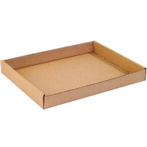 Boxes Fast BF15122CT Corrugated Cardboard Trays, 15" x 12" x 1 3/4", Kraft (Pack of 50)