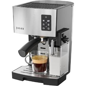 ماكينة صنع قهوة الكابتشينو من جاسي بسعة 20 بار مع خزان حليب رغوي، وظائف متعددة للإسبريسو/الموكا/الكابتشينو، نظام التنظيف الذاتي in Kuwait