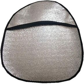 TuTuYa Universal Car Steering Wheel Sun Shade Cover, Heat-Resist Aluminum Foil Steering Wheel Cover for Most of Car SUV Truck Van,17.32x19.68inch/44x50cm,Pack of 1