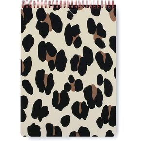 دفتر ملاحظات كبير الحجم من Kate Spade New York، دفتر ملاحظات حلزوني علوي يحتوي على 160 صفحة، لوحة كتابة مقاس 11.75 بوصة × 8.5 بوصة، رف كتب
