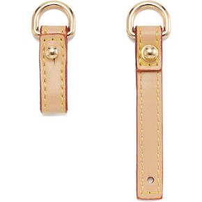 2Pcs Vachetta Leather D Rings for Purse,Undamaged D Rings Connector Purse Making Supplies