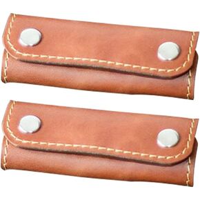 Handbag Handle Leather Wrap Covers, 2Pcs Purse Wallet Handle Grip, Sdjdhej Luggage Bag Handle Protectors, Strap Craft Making Supplies for Handbag Shopping Bag Travel Bag (Archaic Brown) in Kuwait