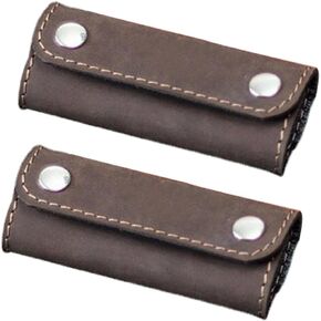 Handbag Handle Leather Wrap Covers, 2Pcs Purse Wallet Handle Grip, Sdjdhej Luggage Bag Handle Protectors, Strap Craft Making Supplies for Handbag Shopping Bag Travel Bag (Archaic Brown)