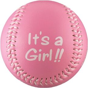 EnjoyLife Inc It's A Girl! Baseball (Rubber Core)