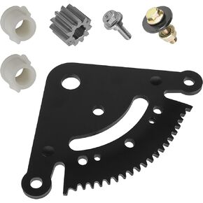 Caltric Steering Sector & Pinion Gear with Bushings Compatible with John Deere La130 La135 La140 La145