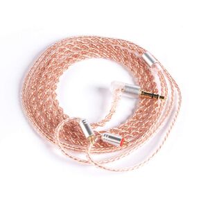 Kinboofi KBEAR 4 Core Upgrade MMCX Copper Earphone Cable, HiFi Earbud Headset Replacement TRS MMCX Cable Copper Extension Cable for BGVP DM7 TIN T3 T2, T2 Plus, T4 etc(MMCX 3.5mm Plug)…