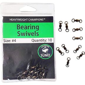Catfish Sumo Bearing Swivels Size #4 10 Pack