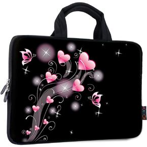 icolor 11 11.6 12 12.1 12.5 inch Laptop Carrying Bag Chromebook Case Notebook Ultrabook Bag Tablet Cover Neoprene Sleeve for Apple Macbook Air Google Acer HP DELL Asus Blue Tongue