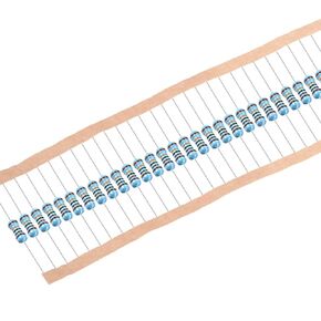 uxcell 300Pcs 110K Ohm Resistor, 1/4W 1% Tolerance Metal Film Resistors, Lead, 5 Bands for DIY Electronic Projects and Experiments