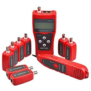 NF-388 Multipurpose Network Cable Tester Tracker Tracer Tester with 8 Far-end Jacks for Test Ethernet LAN Phone Wire USB coaxial