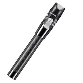 80mW VFL Visual Fault Locator, 80KM Range Fiber Optic Cable Tester Meter with 2.5 mm Universal Connector FC Male to LC Female Adapter for CATV Telecommunications