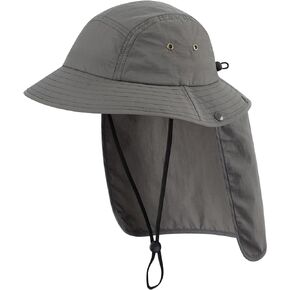 Connectyle Womens Sun Hat with Detachable Neck Flap Cover Wide Brim Hiking Gardening Hat UPF50 UV Protection Summer Beach Hat