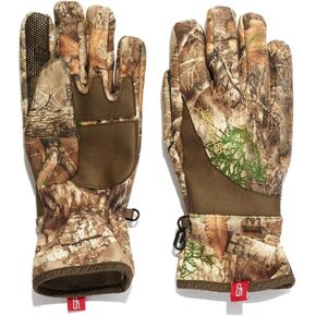 HOT SHOT Men’s Camo Lava Flow Stormproof Glove – Realtree Edge Outdoor Hunting Camouflage