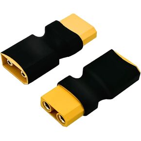 Wmzjnljy 2pcs XT90 Male to XT90 Female Connector no Wire Adapter(W44-2)