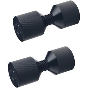 JGR Two Hole Pins Set 1-1/8" Aluminum 6061 2 Hole Flange Alignment Pin Black