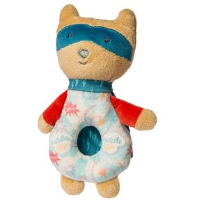 Mary Meyer Soft Ring Baby Rattle, 6-Inches, Lil' Hero