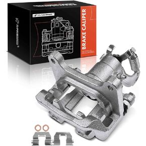A-Premium Disc Brake Caliper Assembly with Bracket Compatible with Select Chevy Models - Malibu 2016 2017 2018 2019 2020 2021 2022 - Rear Left Driver Side
