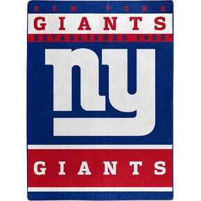 Northwest NFL New York Giants Unisex-Adult Raschel Throw Blanket, 60" x 80", 12th Man in Saudi Arabia