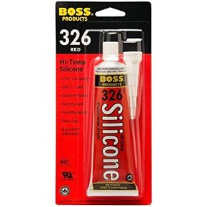 326 Hi-Temp Red Silicone Sealant 3oz Tube