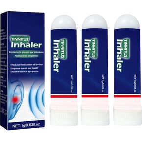 TTYRBF 3Pcs Echo Ease Tinnitus Inhaler, Echo Ease for Ear Ringing, Echo Ease Nose Inhaler for Tinnitus, Tinnitus Relief for Ringing Ears,Tinnitus Relief Device Relieves Tinnitus Discomfort