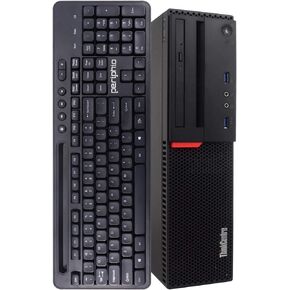 Lenovo M900 Desktop Computer, Intel Core i5 Quad Core, 16GB RAM, 500GB Solid State Drive, DVD, Wi-Fi, Windows 10 Pro, Wireless Keyboard and Mouse (Renewed)