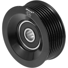 X AUTOHAUX 11925-JK20D Car Accessory Drive Belt Idler Pulley Tensioner Pulley Guide Pulley for Nissan GT-R 2011-2023 for Nissan Z 2010-2022