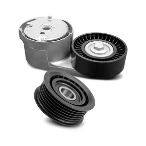 39282 Drive Belt Tensioner and 38082 Idler Pulley Fit for Dodge Grand Caravan Challenger Charger Durango Avenger Ram 1500 2500 3500 Chrysler 200 300 Town & Country Grand Cherokee Routan V6 3.6L