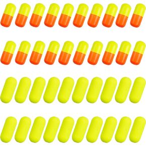 Fishing Floats Pompano Rig Floats,40pcs Foam Snell Floats Surf Pompano Rig Fishing Bullet Cylinder Pompano Floats Walleye Rig Live Bait Rig Line Float Making Accessories for Trout Catfish