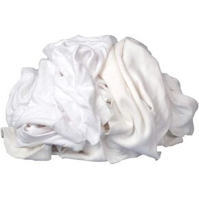 Buffalo Industries (10087PB) Recycled Multicolored T-Shirt Cloth Rags, 8 lb. bag, All-Purpose Rag for Cleaning, Paint Spills and Cleanup, Staining, Polishing, Dusting, Made from Recycled Materials