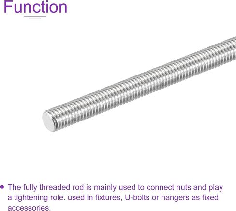 DMiotech 10 Pack M8x200mm Fully Threaded Rod 304 Stainless Steel Right Hand Threads Rod in Saudi Arabia
