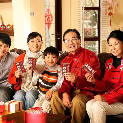 25 قطعة من بطاقات الحظ للخدش للعام الصيني الجديد من Biubee - 2024 بطاقات الحظ للعام القمري الجديد للتنين مع مظروف أحمر صيني حريري لحفلة رأس السنة الجديدة لوازم ألعاب البطاقات in Kuwait