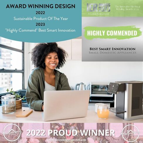 موزع مياه ساخن محسّن سريع التسخين من أكوا أوبتيما AUR002، مبرد مياه، غلاية كهربائية، فلتر مياه على سطح الطاولة، 7 درجات حرارة، يوزع الماء البارد، بدون تركيب، يتضمن فلتر واحد in Kuwait