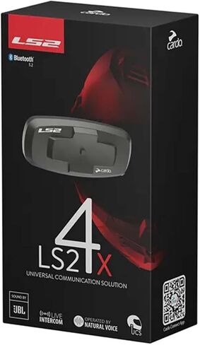 خوذات LS2 كاردو 4X UCS سماعة بلوتوث (أسود) in Kuwait