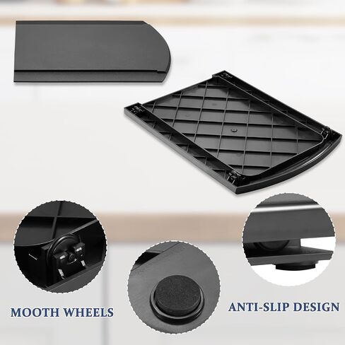IAGREEA Handy Sliding Tray for Coffee Maker, Appliance Sliders for Kitchen, Countertop Storage for Air Fryer, Blender, Stand Mixer, Food Processors,1 set in Saudi Arabia