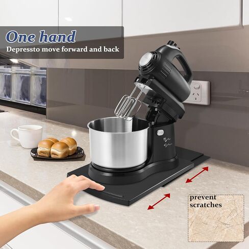 IAGREEA Handy Sliding Tray for Coffee Maker, Appliance Sliders for Kitchen, Countertop Storage for Air Fryer, Blender, Stand Mixer, Food Processors,1 set in Saudi Arabia