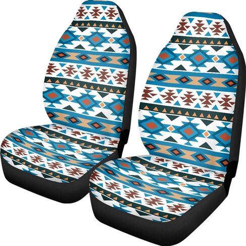 NDISTIN Boho Flower Car Front Seat Covers for Women Men, Printed Seat Cover Universal Fits Car Suvs Sedans in Saudi Arabia