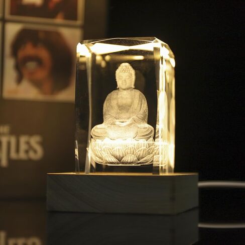qianyue Crystal Glass Cube Eagle Model Paperweight 3D Laser Engraving Figurines Feng Shui Souvenirs Crafts (Australia) in Saudi Arabia