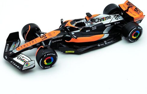 Bburago P2 British GP F1 MCL60 2023 4# Lando Norris 81# Oscar Piastri Alloy Car Die Cast Model Collection Gift (Biao F1 MCL60 No.4) in Saudi Arabia