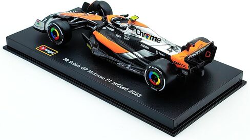 Bburago P2 British GP F1 MCL60 2023 4# Lando Norris 81# Oscar Piastri Alloy Car Die Cast Model Collection Gift (Biao F1 MCL60 No.4) in Saudi Arabia