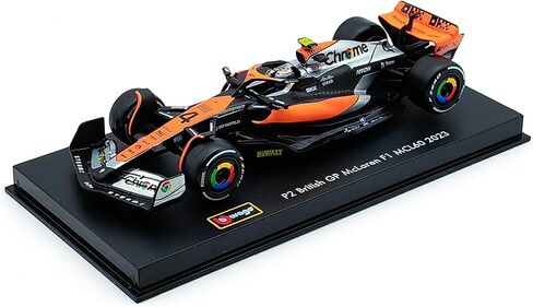 Bburago P2 British GP F1 MCL60 2023 4# Lando Norris 81# Oscar Piastri Alloy Car Die Cast Model Collection Gift (Biao F1 MCL60 No.4) in Saudi Arabia