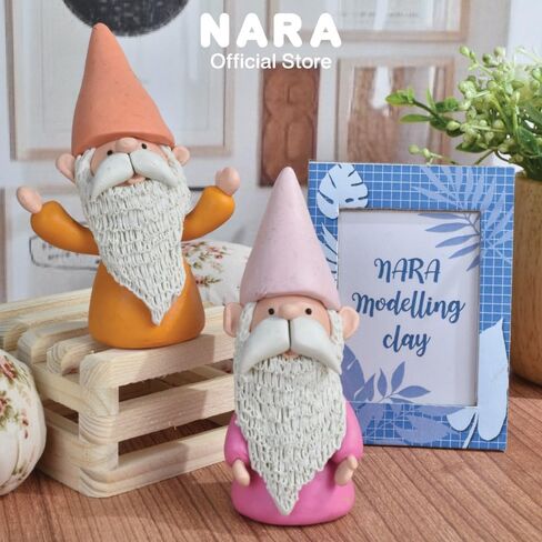 NARA Modeling Clay, 1 Color, 1 Block, 906g (2 lbs.) (Grey) - Non-Toxic, Plasticine Modeling Clay, Great for Beginners to Professional Artists, Non-Hardening, Perfect for Arts and Crafts Projects in Saudi Arabia