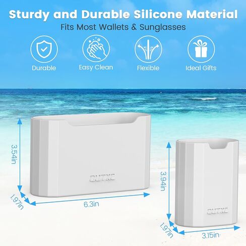 OUTXE 2 Pack Silicone Bogg Bag Organizer Insert, 2 Pack Bogg Bag Phone Holder Compatible with All Bogg Bags, Silicone Cell Phone Holder Accessories for Bogg Bag in Saudi Arabia