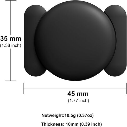 Hidden Magnetic AirTag Holder (2 Pack), Soft Silicone Shell, Suitable for Bicycles, Motorcycles, Cars, Suitcases and Any Other Items Containing Iron Components in Kuwait