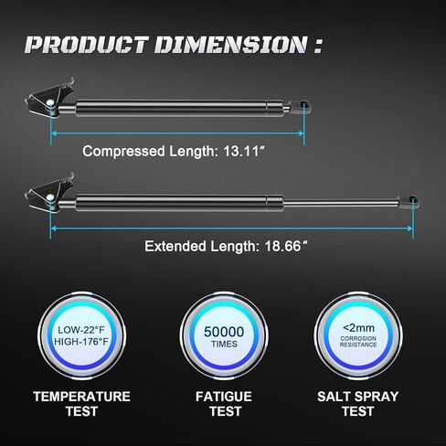 رافعة الفتحة الخلفية HHCSOP تدعم دعامة الصدمات لسيارة جيب جراند شيروكي 1993 1994 1995 1996 1997 1998، زنبرك غاز الباب الخلفي OEM # 4856 4857 in Kuwait