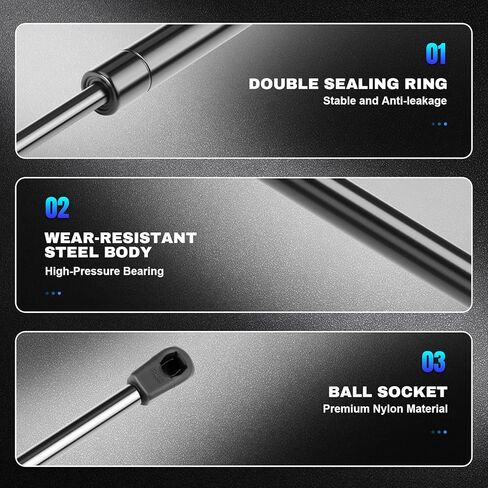 رافعة الفتحة الخلفية HHCSOP تدعم دعامة الصدمات لسيارة جيب جراند شيروكي 1993 1994 1995 1996 1997 1998، زنبرك غاز الباب الخلفي OEM # 4856 4857 in Kuwait