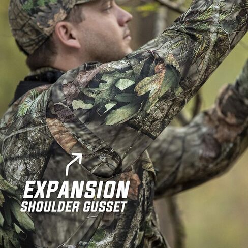 قمصان صيد خفيفة الوزن بأكمام طويلة مموهة من Mossy Oak Camo Tibbee للرجال in Saudi Arabia