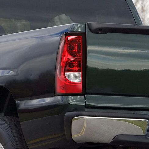 مجموعة مصابيح الذيل Tektend متوافقة مع 2003 2004 2005 2006 Chevy Silverado 1500 2500 3500 نمط المصنع المصابيح الخلفية بيك اب مصابيح الفرامل الخلفية OE، جانب الركاب والسائق in Saudi Arabia