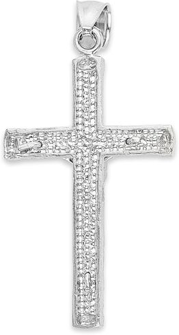 قلادة صليب من الفضة الإسترلينية عيار 925 من جولدن فاير - قطعة يسوع مجوهرات مسيحية له in Kuwait